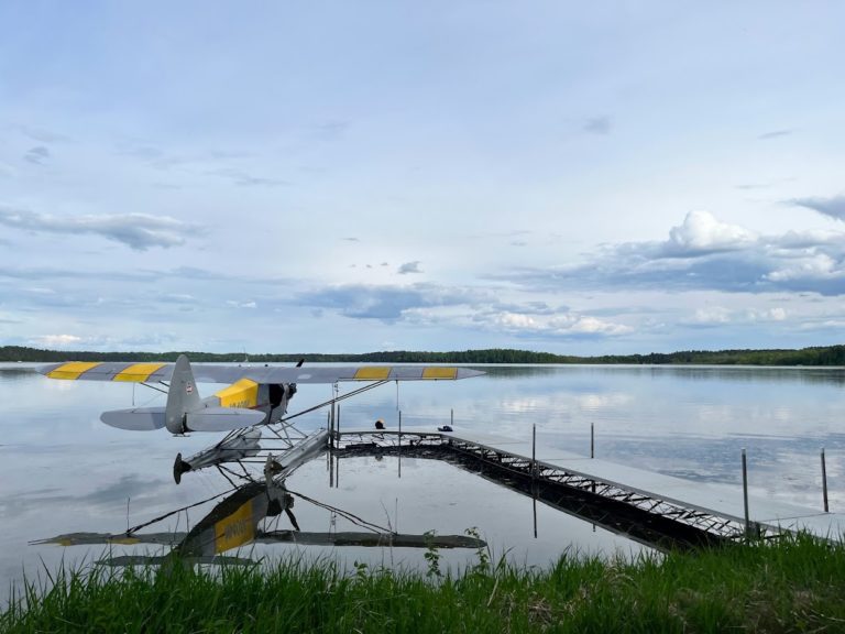 Get picked up for a quick flight around the lake by a local pilot