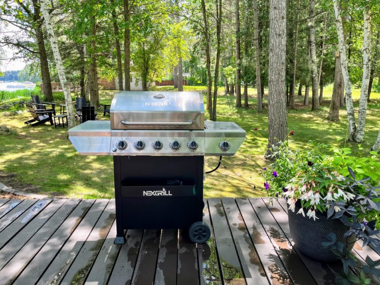 New gas grill